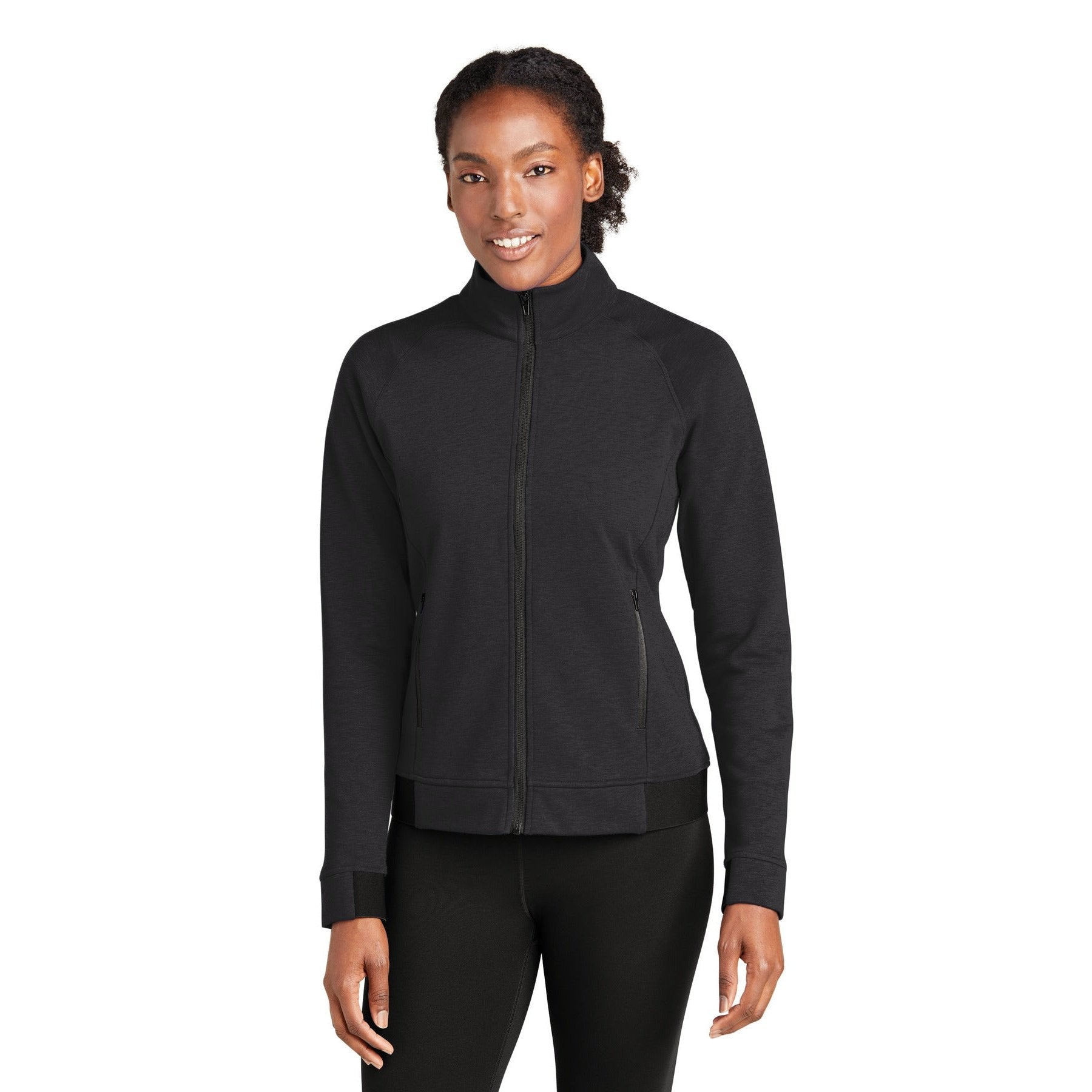 Sport-Tek-Sport-Tek® Women's PosiCharge® Strive Full-Zip LST570-MedTech-1